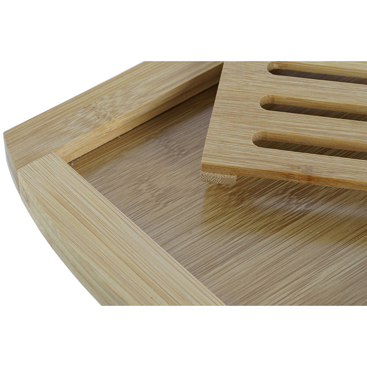 Tábua de corte DKD Home Decor Natural Bambu 36 x 21 x 2 cm